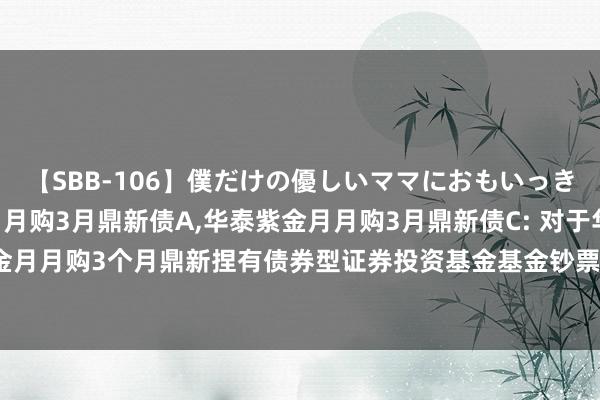 【SBB-106】僕だけの優しいママにおもいっきり甘えたい 华泰紫金月月购3月鼎新债A，华泰紫金月月购3月鼎新债C: 对于华泰紫金月月购3个月鼎新捏有债券型证券投资基金基金钞票净值低于5000万元的请示性公告