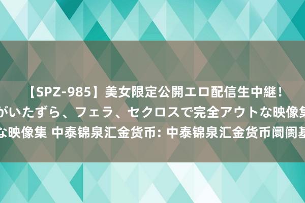 【SPZ-985】美女限定公開エロ配信生中継！素人娘、カップルたちがいたずら、フェラ、セクロスで完全アウトな映像集 中泰锦泉汇金货币: 中泰锦泉汇金货币阛阓基金收益支付公告