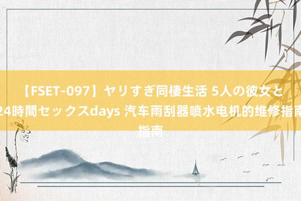 【FSET-097】ヤリすぎ同棲生活 5人の彼女と24時間セックスdays 汽车雨刮器喷水电机的维修指南