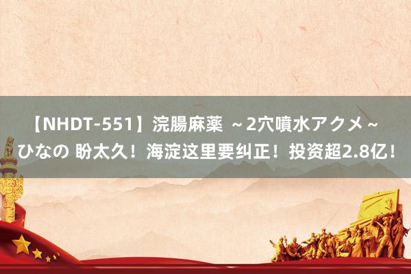 【NHDT-551】浣腸麻薬 ～2穴噴水アクメ～ ひなの 盼太久！海淀这里要纠正！投资超2.8亿！